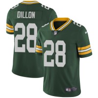 Nike Green Bay Packers #28 AJ Dillon Green Team Color Youth Stitched NFL Vapor Untouchable Limited Jersey