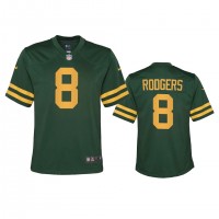 Green Bay Green Bay Packers #8 Amari Rodgers Youth Nike Alternate Game Player NFL Jersey - Green