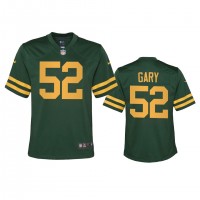 Green Bay Green Bay Packers #52 Rashan Gary Youth Nike Alternate Game Player NFL Jersey - Green