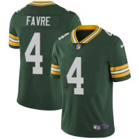 Nike Green Bay Packers #4 Brett Favre Green Team Color Youth Stitched NFL Vapor Untouchable Limited Jersey
