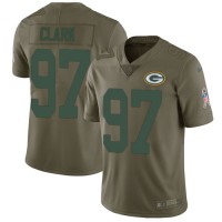 Nike Green Bay Packers #97 Kenny Clark Olive Youth Stitched NFL Limited 2017 Salute to Service Jersey