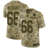 Nike Green Bay Packers #66 Ray Nitschke Camo Youth Stitched NFL Limited 2018 Salute to Service Jersey