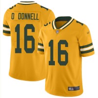 Nike Green Bay Packers #16 Pat O'Donnell Gold Youth Stitched NFL Limited Inverted Legend Jersey
