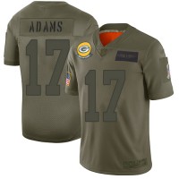 Nike Green Bay Packers #17 Davante Adams Camo Youth Stitched NFL Limited 2019 Salute to Service Jersey