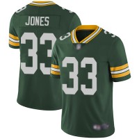 Nike Green Bay Packers #33 Aaron Jones Green Team Color Youth Stitched NFL Vapor Untouchable Limited Jersey