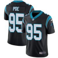 Nike Carolina Panthers #95 Dontari Poe Black Team Color Youth Stitched NFL Vapor Untouchable Limited Jersey