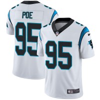 Nike Carolina Panthers #95 Dontari Poe White Youth Stitched NFL Vapor Untouchable Limited Jersey