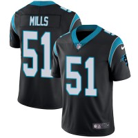 Nike Carolina Panthers #51 Sam Mills Black Team Color Youth Stitched NFL Vapor Untouchable Limited Jersey