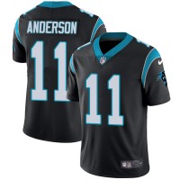 Nike Carolina Panthers #11 Robby Anderson Black Team Color Youth Stitched NFL Vapor Untouchable Limited Jersey