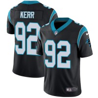 Nike Carolina Panthers #92 Zach Kerr Black Team Color Youth Stitched NFL Vapor Untouchable Limited Jersey