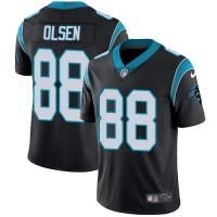 Nike Carolina Panthers #88 Greg Olsen Black Team Color Youth Stitched NFL Vapor Untouchable Limited Jersey