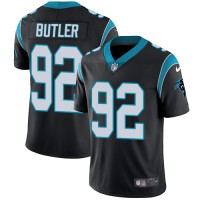 Nike Carolina Panthers #92 Vernon Butler Black Team Color Youth Stitched NFL Vapor Untouchable Limited Jersey