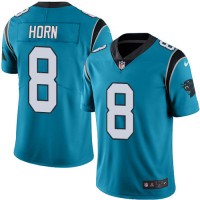 Nike Carolina Panthers #8 Jaycee Horn Blue Youth Stitched NFL Limited Rush Jersey