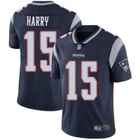 Nike New England Patriots #15 N'Keal Harry Navy Blue Team Color Youth Stitched NFL Vapor Untouchable Limited Jersey