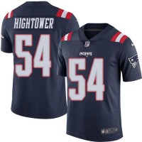 Nike New England Patriots #54 Dont'a Hightower Navy Blue Youth Stitched NFL Limited Rush Jersey