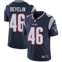 Nike New England Patriots #46 James Develin Navy Blue Team Color Youth Stitched NFL Vapor Untouchable Limited Jersey