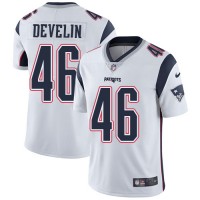 Nike New England Patriots #46 James Develin White Youth Stitched NFL Vapor Untouchable Limited Jersey