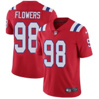 Nike New England Patriots #98 Trey Flowers Red Alternate Youth Stitched NFL Vapor Untouchable Limited Jersey