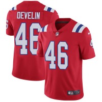 Nike New England Patriots #46 James Develin Red Alternate Youth Stitched NFL Vapor Untouchable Limited Jersey