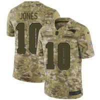 Nike New England Patriots #10 Mac Jones Camo Youth Stitched NFL Limited 2018 Salute To Service Jersey
