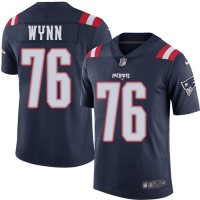 Nike New England Patriots #76 Isaiah Wynn Navy Blue Youth Stitched NFL Limited Rush Jersey