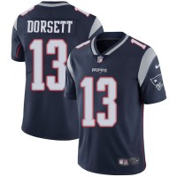 Nike New England Patriots #13 Phillip Dorsett Navy Blue Team Color Youth Stitched NFL Vapor Untouchable Limited Jersey