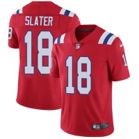 Nike New England Patriots #18 Matt Slater Red Alternate Youth Stitched NFL Vapor Untouchable Limited Jersey