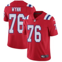 Nike New England Patriots #76 Isaiah Wynn Red Alternate Youth Stitched NFL Vapor Untouchable Limited Jersey