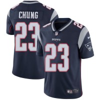 Nike New England Patriots #23 Patrick Chung Navy Blue Team Color Youth Stitched NFL Vapor Untouchable Limited Jersey