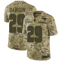 Nike New England Patriots #29 Duke Dawson Camo Youth Stitched NFL Limited 2018 Salute to Service Jersey