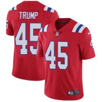 Nike New England Patriots #45 Donald Trump Red Alternate Youth Stitched NFL Vapor Untouchable Limited Jersey