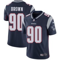 Nike New England Patriots #90 Malcom Brown Navy Blue Team Color Youth Stitched NFL Vapor Untouchable Limited Jersey