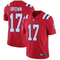 Nike New England Patriots #17 Antonio Brown Red Alternate Youth Stitched NFL Vapor Untouchable Limited Jersey