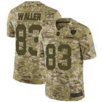 Nike Las Vegas Raiders #83 Darren Waller Camo Youth Stitched NFL Limited 2018 Salute To Service Jersey