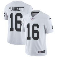 Nike Las Vegas Raiders #16 Jim Plunkett White Youth Stitched NFL Vapor Untouchable Limited Jersey