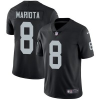Nike Las Vegas Raiders #8 Marcus Mariota Black Team Color Youth Stitched NFL Vapor Untouchable Limited Jersey