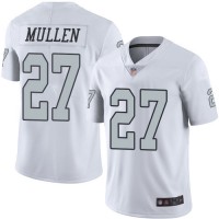 Nike Las Vegas Raiders #27 Trayvon Mullen White Youth Stitched NFL Limited Rush Jersey