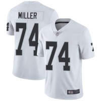Nike Las Vegas Raiders #74 Kolton Miller White Youth Stitched NFL Vapor Untouchable Limited Jersey