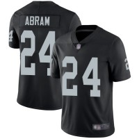 Nike Las Vegas Raiders #24 Johnathan Abram Black Team Color Youth Stitched NFL Vapor Untouchable Limited Jersey