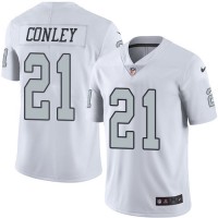 Nike Las Vegas Raiders #21 Gareon Conley White Youth Stitched NFL Limited Rush Jersey