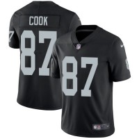 Nike Las Vegas Raiders #87 Jared Cook Black Team Color Youth Stitched NFL Vapor Untouchable Limited Jersey