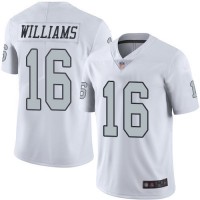 Nike Las Vegas Raiders #16 Tyrell Williams White Youth Stitched NFL Limited Rush Jersey