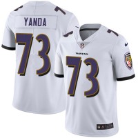 Nike Baltimore Ravens #73 Marshal Yanda White Youth Stitched NFL Vapor Untouchable Limited Jersey