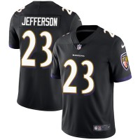 Nike Baltimore Ravens #23 Tony Jefferson Black Alternate Youth Stitched NFL Vapor Untouchable Limited Jersey