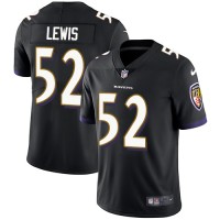 Nike Baltimore Ravens #52 Ray Lewis Black Alternate Youth Stitched NFL Vapor Untouchable Limited Jersey