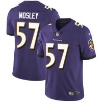 Nike Baltimore Ravens #57 C.J. Mosley Purple Team Color Youth Stitched NFL Vapor Untouchable Limited Jersey