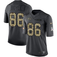 Nike Baltimore Ravens #86 Nick Boyle Black Youth Stitched NFL Limited 2016 Salute to Service Jersey