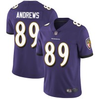 Nike Baltimore Ravens #89 Mark Andrews Purple Team Color Youth Stitched NFL Vapor Untouchable Limited Jersey