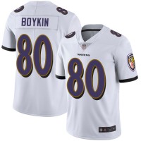 Nike Baltimore Ravens #80 Miles Boykin White Youth Stitched NFL Vapor Untouchable Limited Jersey