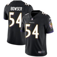 Nike Baltimore Ravens #54 Tyus Bowser Black Alternate Youth Stitched NFL Vapor Untouchable Limited Jersey